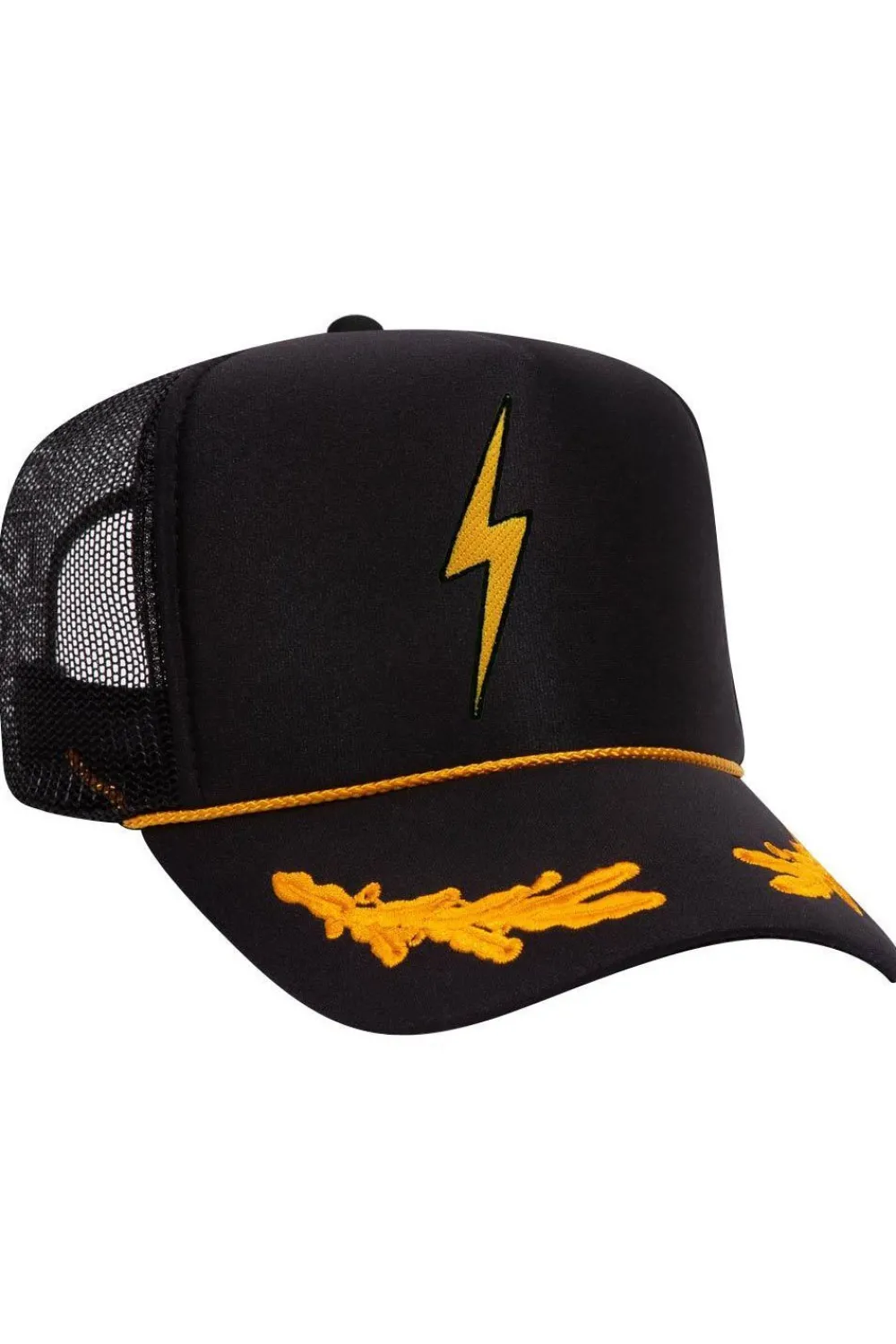 Trucker Hats | Trucker Hats | Aviator Nation VINTAGE BOLT TRUCKER HAT theperfectpairing!Allofourproductsgothroughanintensebreaking-downprocessthatgivesthemavintagefeelyou'lllovebecauseit'sbrokeninfromdayoneofwearingit.Allofourhatsareadjustable!