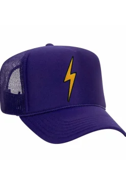 Trucker Hats | Trucker Hats | Aviator Nation VINTAGE BOLT TRUCKER HAT theperfectpairing!Allofourproductsgothroughanintensebreaking-downprocessthatgivesthemavintagefeelyou'lllovebecauseit'sbrokeninfromdayoneofwearingit.Allofourhatsareadjustable!