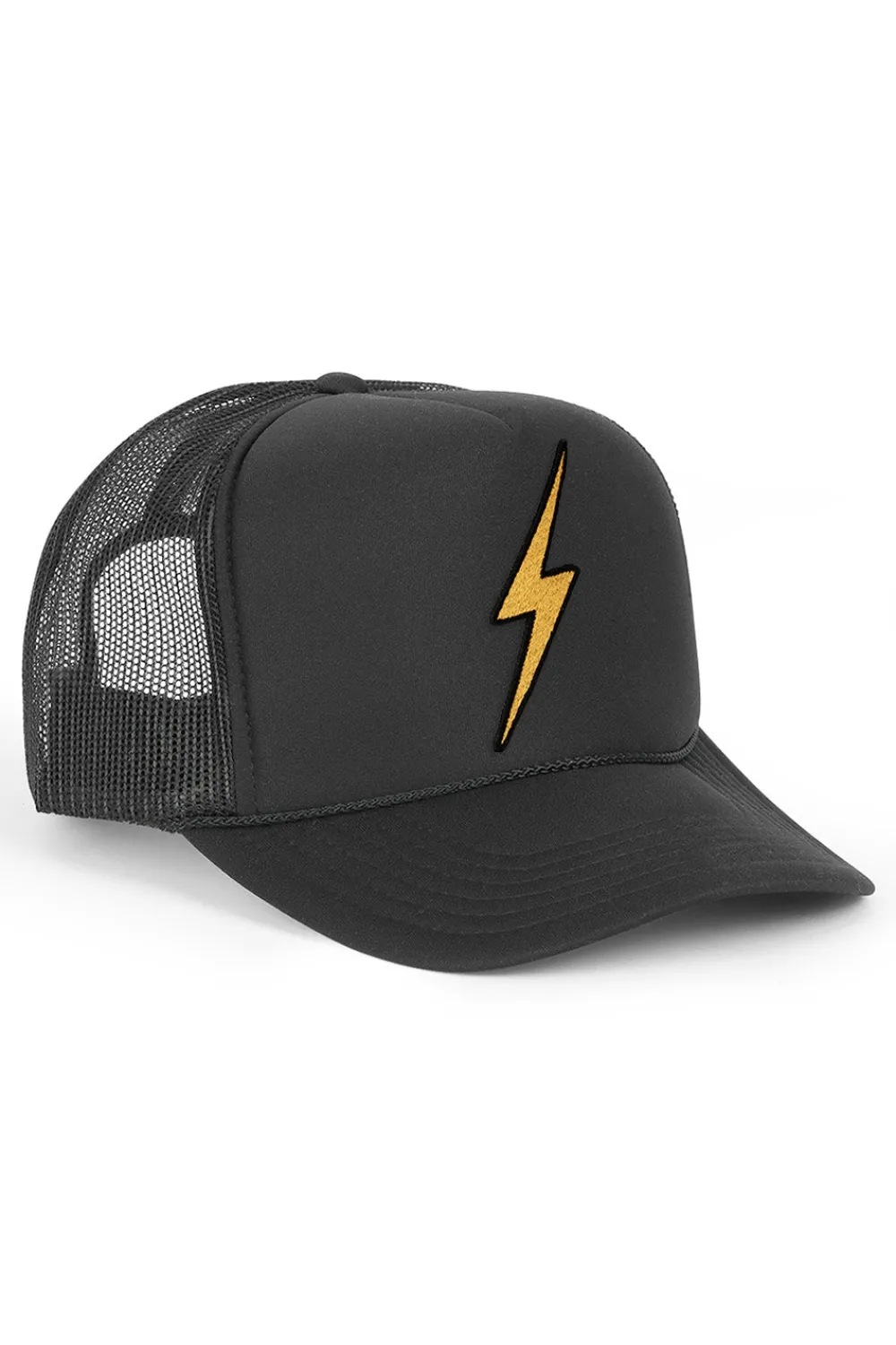 Trucker Hats | Trucker Hats | Aviator Nation VINTAGE BOLT TRUCKER HAT theperfectpairing!Allofourproductsgothroughanintensebreaking-downprocessthatgivesthemavintagefeelyou'lllovebecauseit'sbrokeninfromdayoneofwearingit.Allofourhatsareadjustable!