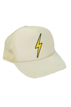 Trucker Hats | Trucker Hats | Aviator Nation VINTAGE BOLT TRUCKER HAT theperfectpairing!Allofourproductsgothroughanintensebreaking-downprocessthatgivesthemavintagefeelyou'lllovebecauseit'sbrokeninfromdayoneofwearingit.Allofourhatsareadjustable!