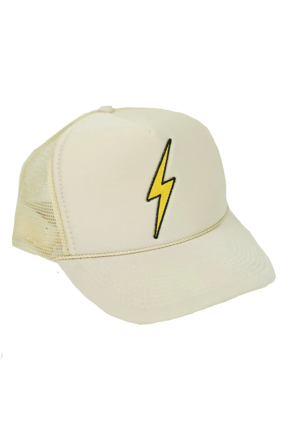 Trucker Hats | Trucker Hats | Aviator Nation VINTAGE BOLT TRUCKER HAT theperfectpairing!Allofourproductsgothroughanintensebreaking-downprocessthatgivesthemavintagefeelyou'lllovebecauseit'sbrokeninfromdayoneofwearingit.Allofourhatsareadjustable!
