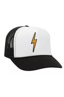Trucker Hats | Trucker Hats | Aviator Nation VINTAGE BOLT TRUCKER HAT theperfectpairing!Allofourproductsgothroughanintensebreaking-downprocessthatgivesthemavintagefeelyou'lllovebecauseit'sbrokeninfromdayoneofwearingit.Allofourhatsareadjustable!
