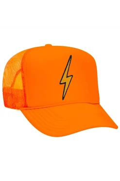Trucker Hats | Trucker Hats | Aviator Nation VINTAGE BOLT TRUCKER HAT theperfectpairing!Allofourproductsgothroughanintensebreaking-downprocessthatgivesthemavintagefeelyou'lllovebecauseit'sbrokeninfromdayoneofwearingit.Allofourhatsareadjustable!