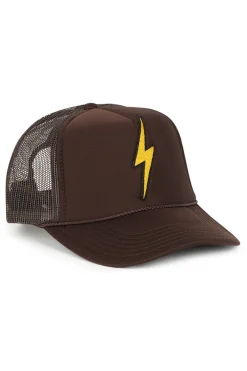 Trucker Hats | Trucker Hats | Aviator Nation VINTAGE BOLT TRUCKER HAT theperfectpairing!Allofourproductsgothroughanintensebreaking-downprocessthatgivesthemavintagefeelyou'lllovebecauseit'sbrokeninfromdayoneofwearingit.Allofourhatsareadjustable!