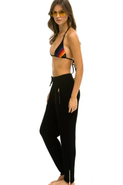 Sweatpants | Aviator Nation VINTAGE CABIN CASHMERE SWEATER PANT- BLACK BLACKWomen'sSweatpantsAviatorNation