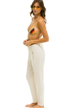 Sweatpants | Aviator Nation VINTAGE CABIN CASHMERE SWEATER PANT- VINTAGE WHITE VINTAGEWHITEWomen'sSweatpantsAviatorNation