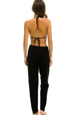 Sweatpants | Aviator Nation VINTAGE CABIN CASHMERE SWEATER PANT- BLACK BLACKWomen'sSweatpantsAviatorNation