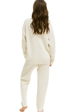 Sweatpants | Aviator Nation VINTAGE CABIN CASHMERE SWEATER PANT- VINTAGE WHITE VINTAGEWHITEWomen'sSweatpantsAviatorNation