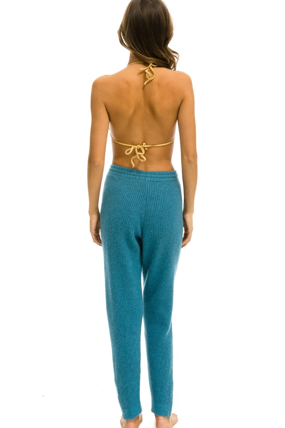 Sweatpants | Aviator Nation VINTAGE CABIN CASHMERE SWEATER PANT- COBALT COBALTWomen'sSweatpantsAviatorNation