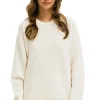 Sweatshirts | Aviator Nation VINTAGE CABIN UNISEX CASHMERE SWEATER - VINTAGE WHITE VINTAGEWHITE