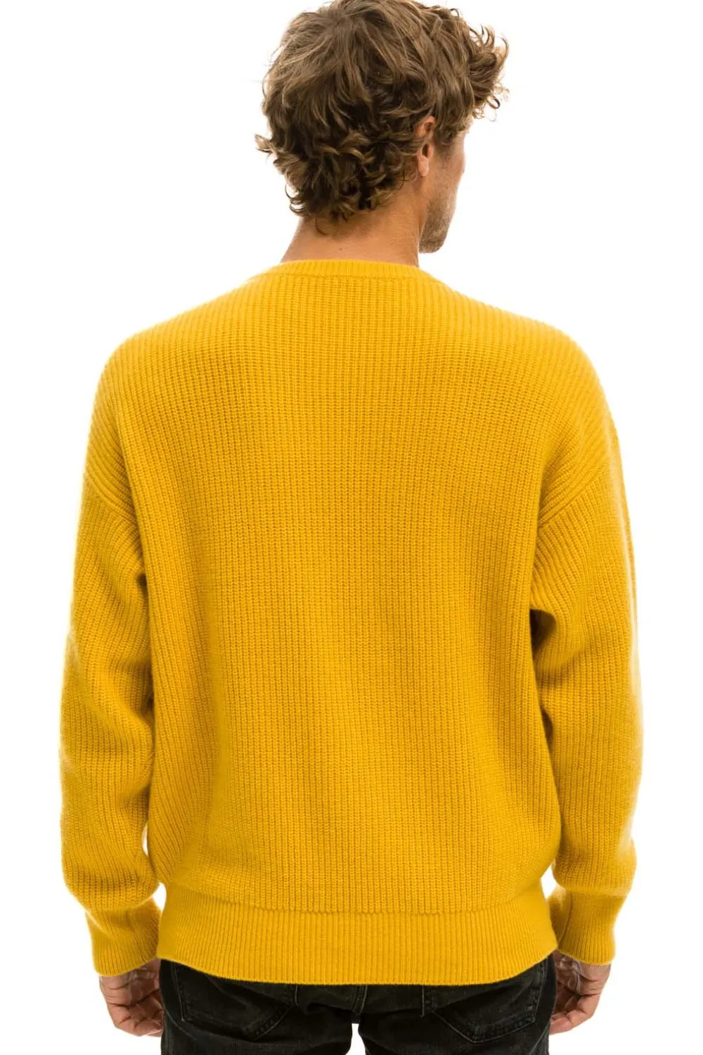 Sweatshirts | Aviator Nation VINTAGE CABIN UNISEX CASHMERE SWEATER - GOLD