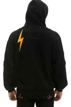 Hoodies | Hoodies | Aviator Nation VINTAGE PATCH RELAXED PULLOVER HOODIE- BLACK