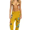 Sweatpants | Aviator Nation VINTAGE PATCH SWEATPANTS - KHAKI