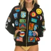 Hoodies | Hoodies | Aviator Nation VINTAGE PATCH ZIP HOODIE RELAXED - BLACK