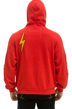 Hoodies | Hoodies | Aviator Nation VINTAGE PATCH ZIP HOODIE RELAXED - RED