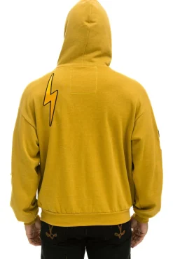 Hoodies | Hoodies | Aviator Nation VINTAGE PATCH ZIP HOODIE RELAXED - KHAKI