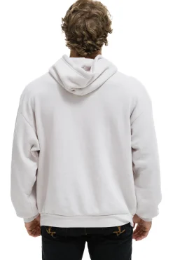 Hoodies | Hoodies | Aviator Nation WAVE STRIPE 4 PULLOVER HOODIE RELAXED - DOVE // CHARCOAL DOVE//CHARCOAL