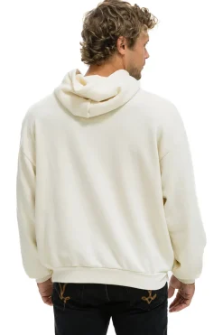 Hoodies | Hoodies | Aviator Nation WAVE STRIPE 4 PULLOVER HOODIE RELAXED - VINTAGE WHITE // VINTAGE WHITE VINTAGEWHITE//VINTAGEWHITE