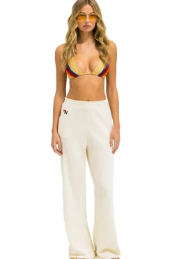 Sweatpants | Aviator Nation WIDE LEG POCKET SWEATPANTS - VINTAGE WHITE VINTAGEWHITE