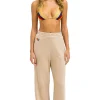 Sweatpants | Aviator Nation WIDE LEG POCKET SWEATPANTS - SAND
