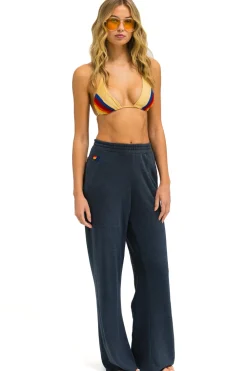 Sweatpants | Aviator Nation WIDE LEG POCKET SWEATPANTS - CHARCOAL