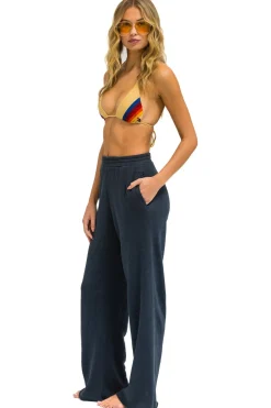 Sweatpants | Aviator Nation WIDE LEG POCKET SWEATPANTS - CHARCOAL