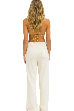 Sweatpants | Aviator Nation WIDE LEG POCKET SWEATPANTS - VINTAGE WHITE VINTAGEWHITE