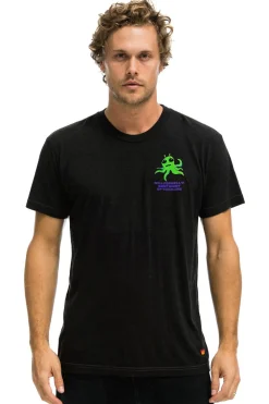 Tees | Collab Merchandise | Aviator Nation WILL FERRELL 2023 CREW TEE - BLACK