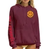 Hoodies | Collab Merchandise | Aviator Nation WILL FERRELL 2023 RELAXED PULLOVER HOODIE - PLUM