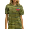 Tees | Collab Merchandise | Aviator Nation WINDY CITY SMOKEOUT 2024 CREW TEE SHIRT - CAMO