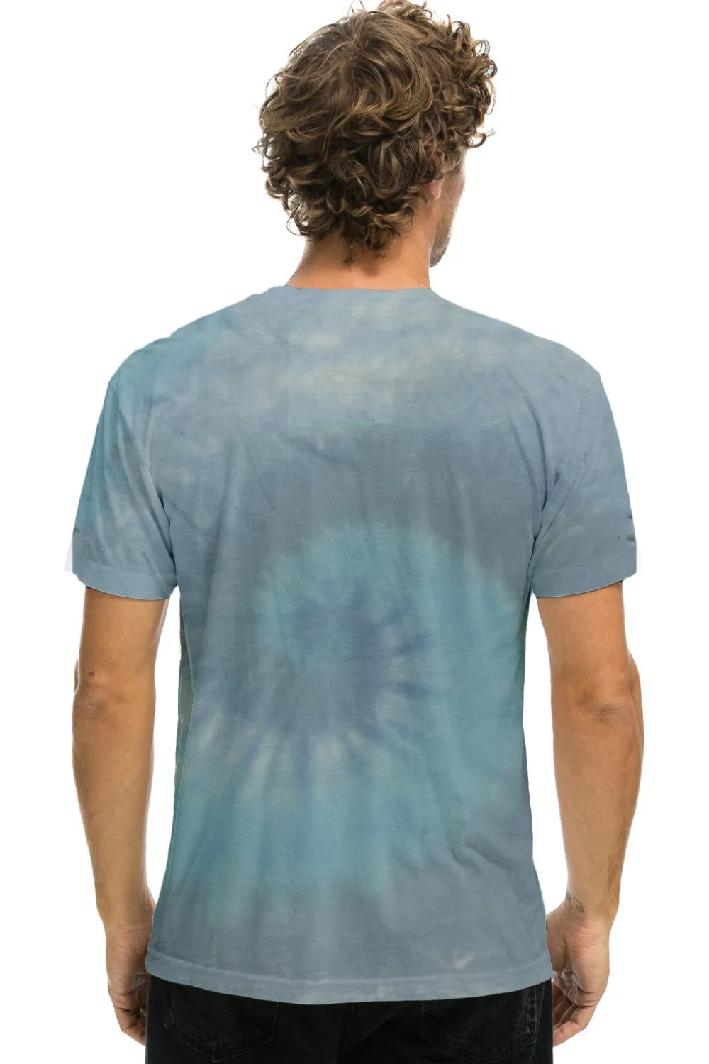 Tees | Collab Merchandise | Aviator Nation WINDY CITY SMOKEOUT 2023 TEE - TIE DYE HEATHER BLUE TIEDYEHEATHERBLUE