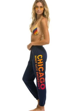 Collab Merchandise | Collab Merchandise | Aviator Nation WINDY CITY SMOKEOUT 2024 UNISEX SWEATPANTS - NAVY