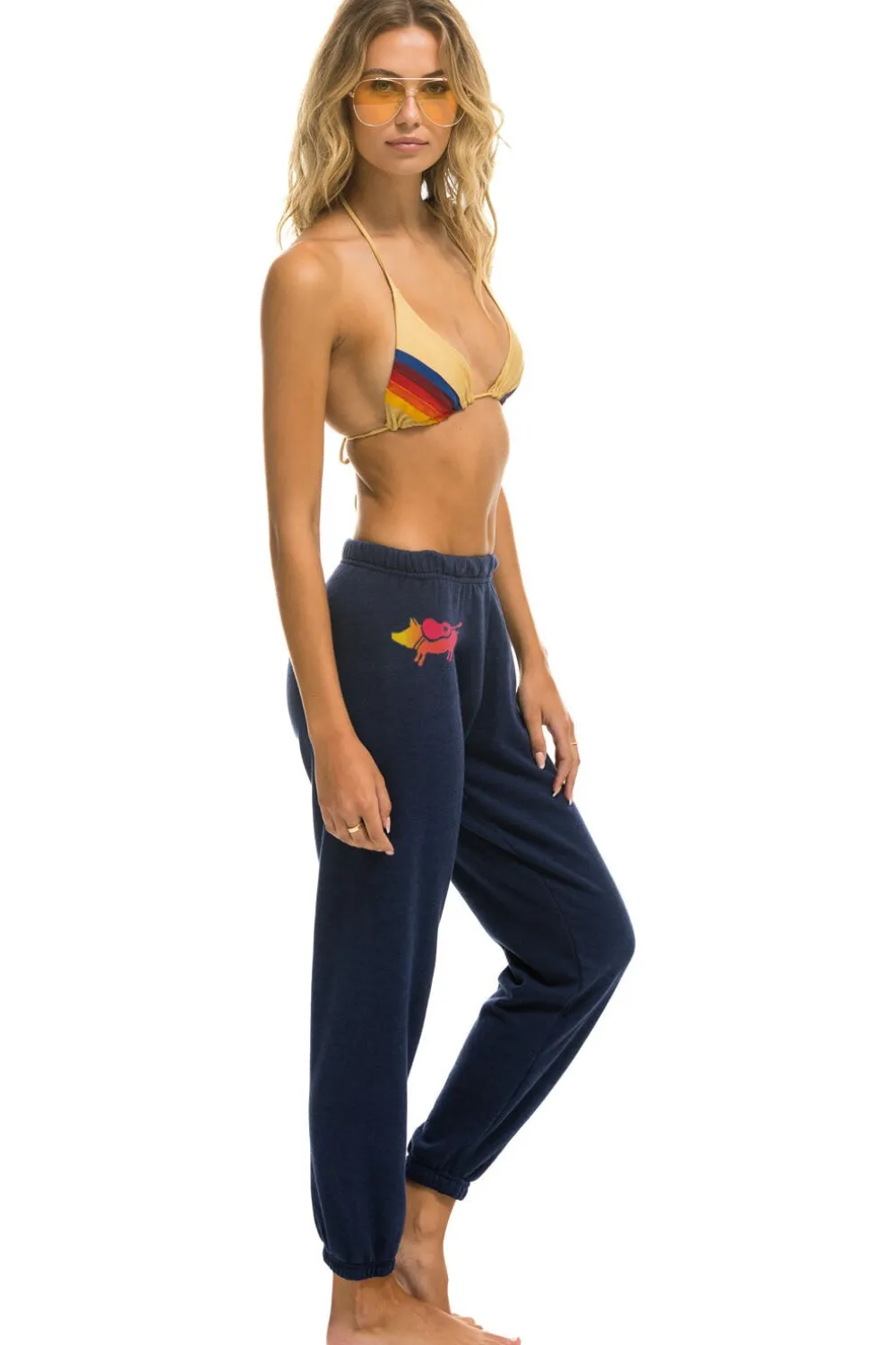 Collab Merchandise | Collab Merchandise | Aviator Nation WINDY CITY SMOKEOUT 2024 UNISEX SWEATPANTS - NAVY