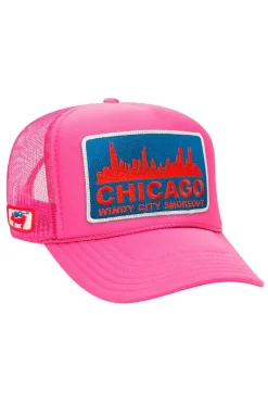 Collab Merchandise | Collab Merchandise | Aviator Nation WINDY CITY SMOKEOUT 2024 VINTAGE LOW RISE TRUCKER