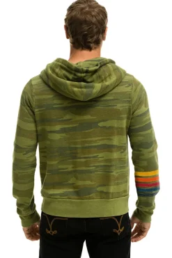 Hoodies | Collab Merchandise | Aviator Nation WINDY CITY SMOKEOUT 2024 ZIP HOODIE - CAMO