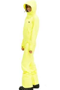 Powder Suits | Aviator Nation WOMEN'S 3 LAYER BOLT POWDER SUIT - NEON YELLOW NEONYELLOW