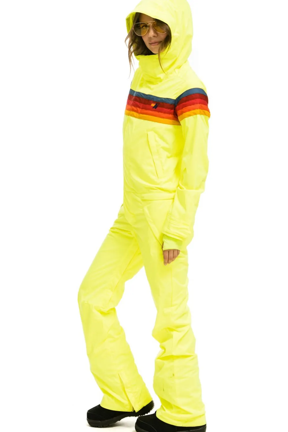 Powder Suits | Aviator Nation WOMEN'S 3 LAYER POWDER SUIT - NEON YELLOW NEONYELLOW