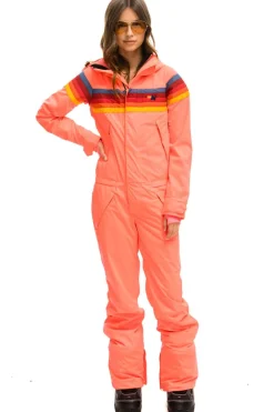 Powder Suits | Aviator Nation WOMEN'S 3 LAYER POWDER SUIT - NEON FLAMINGO NEONFLAMINGO