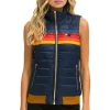 Vests | Aviator Nation WOMEN'S 5 STRIPE VEST - NAVY