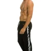 Sweatpants | Aviator Nation ZEBRA STRIPE SWEATPANTS - BLACK // ZEBRA BLACK//ZEBRA